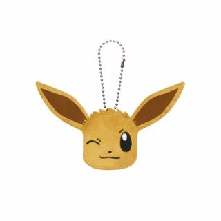 【ポケットモンスター】【Aイーブイ】ポケットモンスター ボールチェーン付きフェイスぬいぐるみ イーブイフレンズ～イーブイ・ブラッキー・リーフィア・グレイシア・ニンフィア～