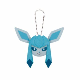 【ポケットモンスター】【Dグレイシア】ポケットモンスター ボールチェーン付きフェイスぬいぐるみ イーブイフレンズ～イーブイ・ブラッキー・リーフィア・グレイシア・ニンフィア～