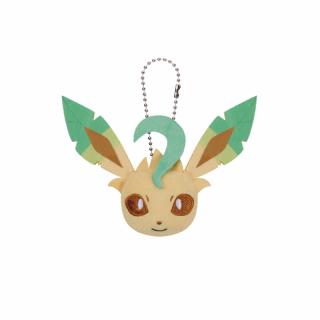 【ポケットモンスター】【Cリーフィア】ポケットモンスター ボールチェーン付きフェイスぬいぐるみ イーブイフレンズ～イーブイ・ブラッキー・リーフィア・グレイシア・ニンフィア～