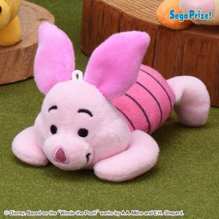 【ディズニー】【Bピグレット】くまのプーさん　寝そべり　マスコット
