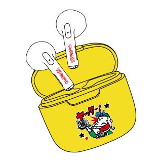 【家電製品(プライズ)】【Aイエロー】ヤッター！めん　ワイヤレスイヤホン