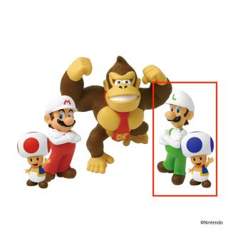 【スーパーマリオ】【Cファイヤルイージ&あおキノピオ】スーパーマリオ スタンダードフィギュア2