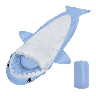 ジャイアント・シャークねぶくろ lightblue