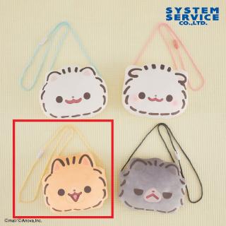 【ポメラニアンもち】【Cきなこ】ポメラニアンもち ぬいぐるみポシェット フェイスver.
