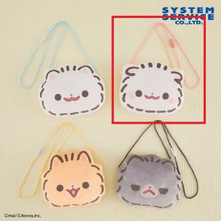 【ポメラニアンもち】【Bしらたま】ポメラニアンもち ぬいぐるみポシェット フェイスver.