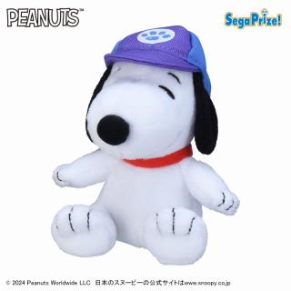 【スヌーピー】【Bスヌーピー(パープル&ブルー)】SNOOPY(TM)　マスコット　カラフルキャップ