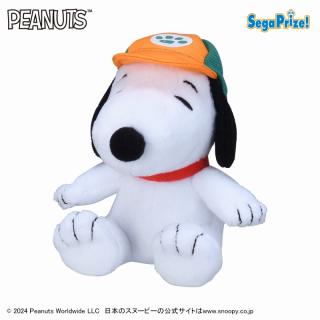 【スヌーピー】【Aスヌーピー(オレンジ&グリーン)】SNOOPY(TM)　マスコット　カラフルキャップ