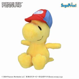 【スヌーピー】【Dウッドストック(レッド&ブルー)】SNOOPY(TM)　マスコット　カラフルキャップ
