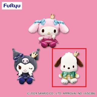 【サンリオ】【Cポチャッコ】サンリオキャラクターズ いちご新聞666号コラボレーションぬいぐるみ②
