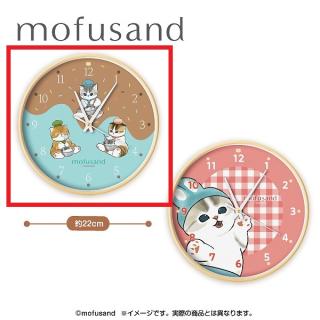【mofusand】【Aスイーツにゃん】mofusand 壁掛けクロック