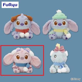 【ディズニー】【Cエンジェル】スティッチ ミルキーボア 雪の日マスコット