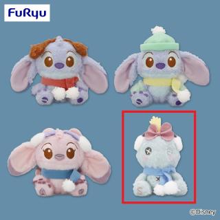 【ディズニー】【Dスクランプ】スティッチ ミルキーボア 雪の日マスコット