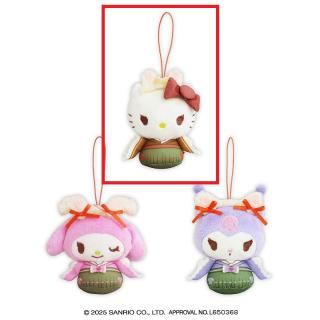 【サンリオ】【Aハローキティ】サンリオキャラクターズ もふ耳レトロロリヰタマスコット1