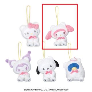 【サンリオ】【Bマイメロディ】サンリオキャラクターズ ホワイトベアおすわりマスコット
