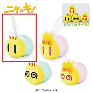 【ニャッキ】【Aニャッキ(目開け)】ニャッキ！ 重なるぬいぐるみマスコット10