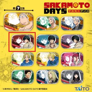 【SAKAMOTO DAYS】【D南雲(イラスト赤)】SAKAMOTO DAYS　メタリック缶バッジ