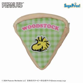 【スヌーピー】【Bグリーン】SNOOPY(TM) ポーチ ～PIZZA～
