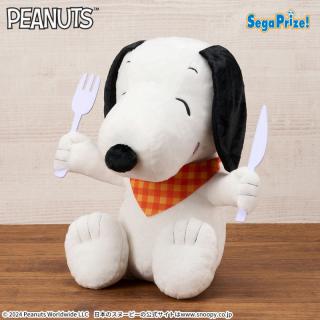 【スヌーピー】SNOOPY(TM) スーパーラージぬいぐるみ ～あさごはん～