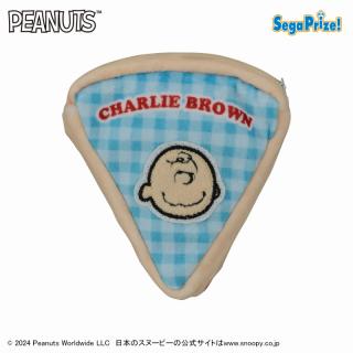 【スヌーピー】【Fブルー】SNOOPY(TM) ポーチ ～PIZZA～