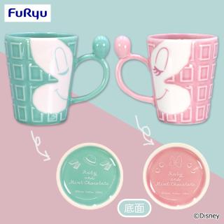 【ディズニー】ミッキー＆ミニー ルビー＆ミントショコラ チョコ風ペアマグカップ