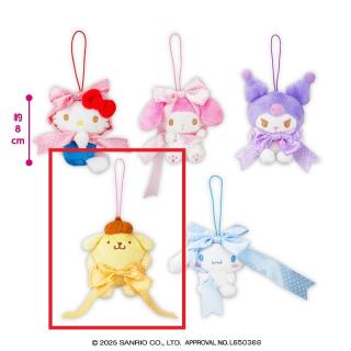 【サンリオ】【Cポムポムプリン】サンリオキャラクターズ ビッグサテンリボンマスコット