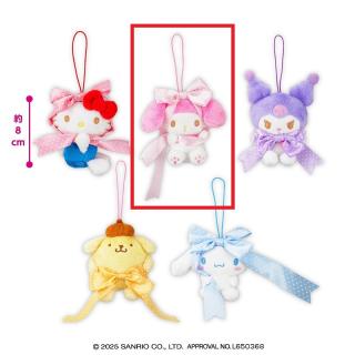 【サンリオ】【Bマイメロディ】サンリオキャラクターズ ビッグサテンリボンマスコット