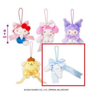 【サンリオ】【Eシナモロール】サンリオキャラクターズ ビッグサテンリボンマスコット