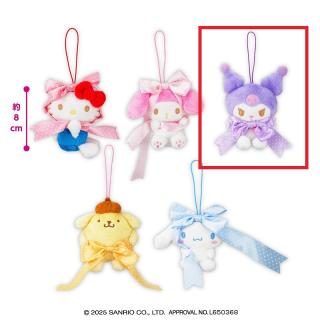 【サンリオ】【Dクロミ】サンリオキャラクターズ ビッグサテンリボンマスコット