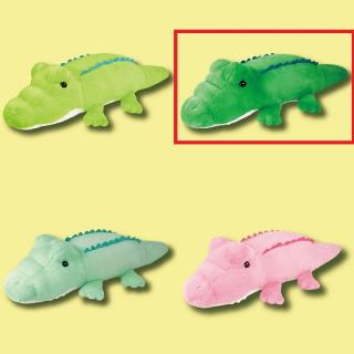 【Bビビットグリーン】でっかい！ワニ　ふわふわぬいぐるみ100cm 3