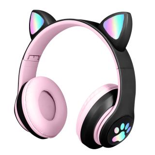 【家電製品(プライズ)】【Aブラック】ねこ耳ワイヤレスヘッドフォン