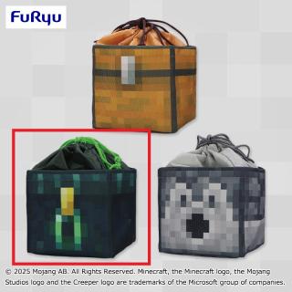 【マインクラフト】【Bエンダーチェスト】マインクラフト スクエア巾着