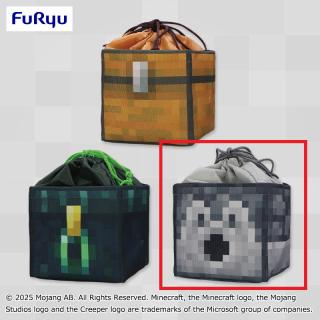 【マインクラフト】【Cディスペンサー】マインクラフト スクエア巾着