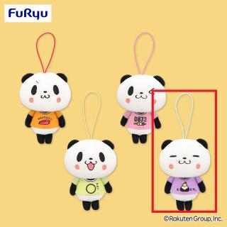 【お買いものパンダ】【Dパープル】お買いものパンダ ダサTいろいろマスコット