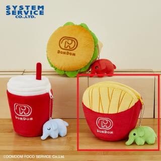 【ドムドムハンバーガー】【Cポテト】ドムドムハンバーガー どむぞうくんまんぷくマスコット付きポーチ