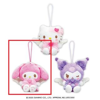 【サンリオ】【Bマイメロディ】サンリオキャラクターズ ふんわりリボンエンジェルマスコット1