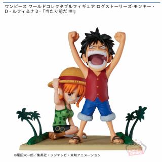 【ワンピース】【モンキー・D・ルフィ＆ナミ】ワンピース ワールドコレクタブルフィギュア ログストーリーズ-モンキー・D・ルフィ＆ナミ-「当たり前だ!!!!!」