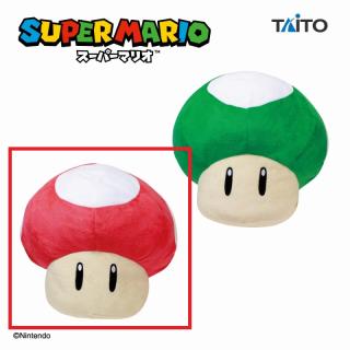 【スーパーマリオ】【A:スーパーキノコ】スーパーマリオ　特大サイズぬいぐるみ スーパーキノコ/1UPキノコ