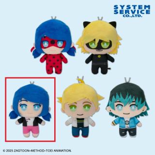 【ミラキュラス】【Cマリネット】ミラキュラス レディバグ&シャノワール デフォルメぬいぐるみ