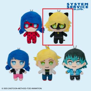 【ミラキュラス】【Bシャノワール】ミラキュラス レディバグ&シャノワール デフォルメぬいぐるみ