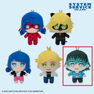 【ミラキュラス】【Eルカ】ミラキュラス レディバグ&シャノワール デフォルメぬいぐるみ