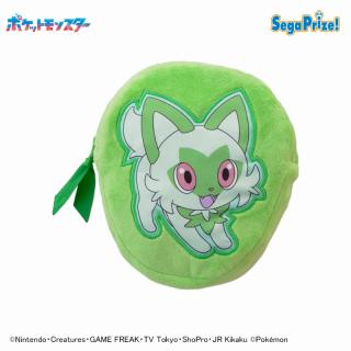 【ポケットモンスター】【Bニャオハ】ポケットモンスター　ダイカットポーチ