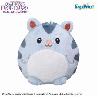 【ギャビーのドールハウス】【Aグレー】ギャビーのドールハウス　マスコット“ハムスターネコちゃん”