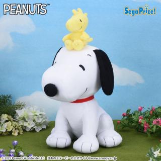 【スヌーピー】【スヌーピー&ウッドストック】SNOOPY(TM)　LLぬいぐるみ“スヌーピー＆ウッドストック”