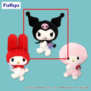 【サンリオ】【Cクロミ】マイメロディ・クロミ まえならえ！ぬいぐるみ