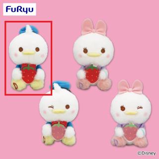 【ディズニー】【Aドナルド 両目開け】ドナルド＆デイジー ミルキーボア いちご大好きマスコット