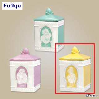 【ディズニー】【Cベル】ディズニープリンセス アンティーク風陶器小物入れ