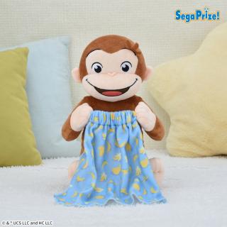 【おさるのジョージ】おさるのジョージ　Lぬいぐるみ　いないいないばあポーズ