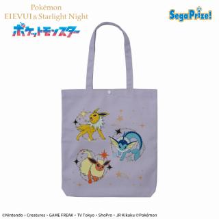 【ポケットモンスター】【Bパープル】ポケットモンスター　[PtZ]トートバッグ　～EIEVUI and Starlight Night～