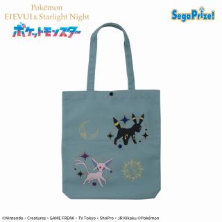 【ポケットモンスター】【Aブルー】ポケットモンスター　[PtZ]トートバッグ　～EIEVUI and Starlight Night～