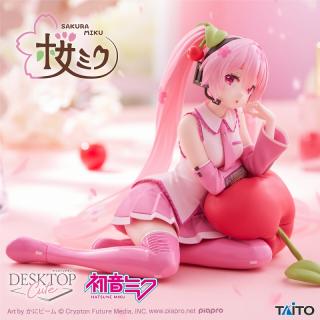【初音ミク】桜ミク　Desktop Cute フィギュア　～さくらんぼクッションver.～
